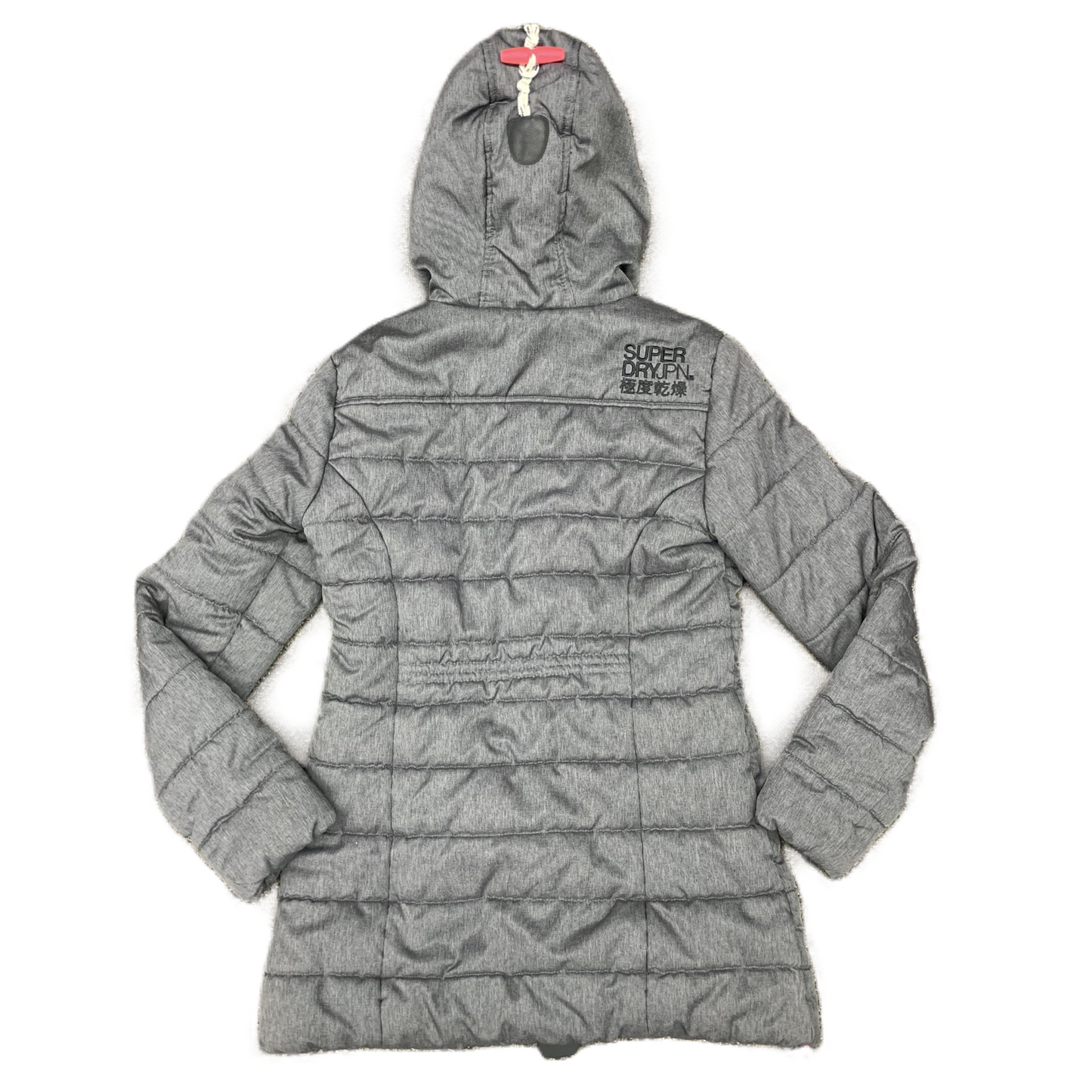 Coat Puffer & Quilted By SuperDry In Grey, Size: S