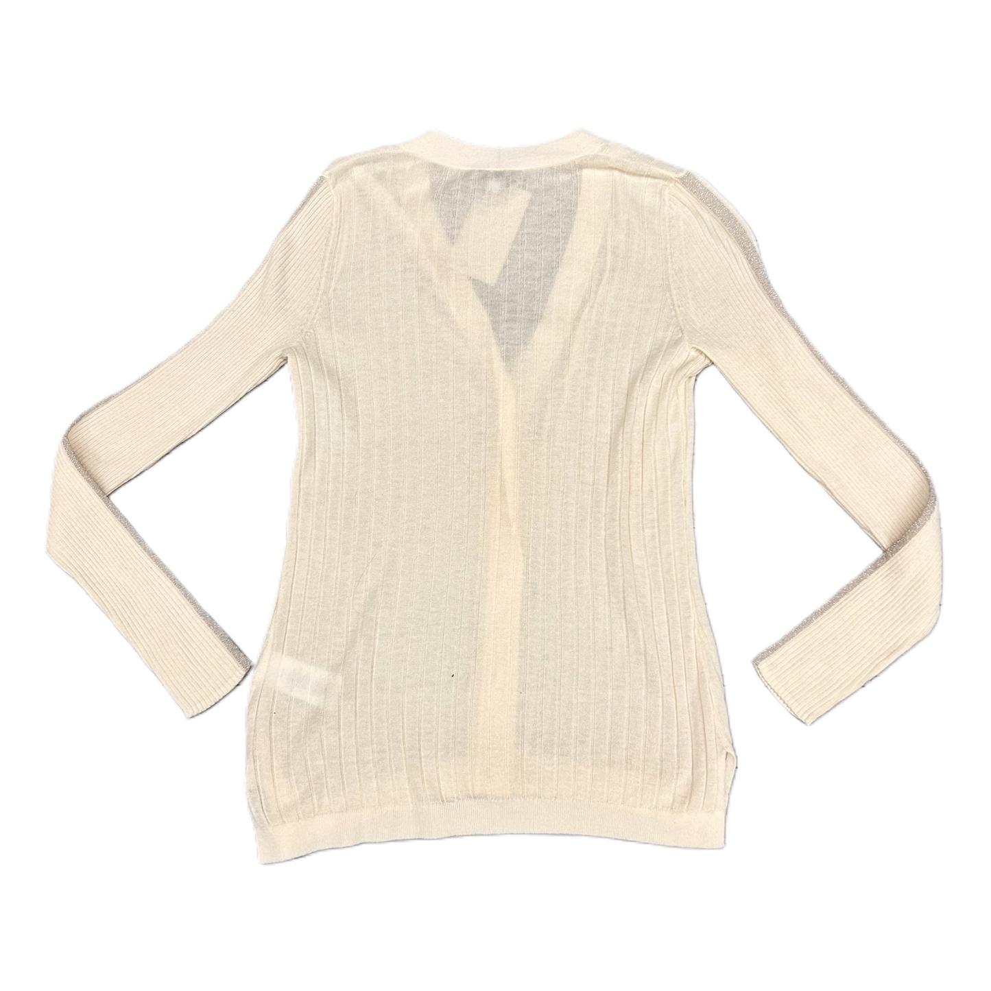 Sweater Cardigan By Joie In Cream, Size: M