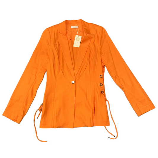 Blazer Designer By Ramy Brook In Orange, Size: M