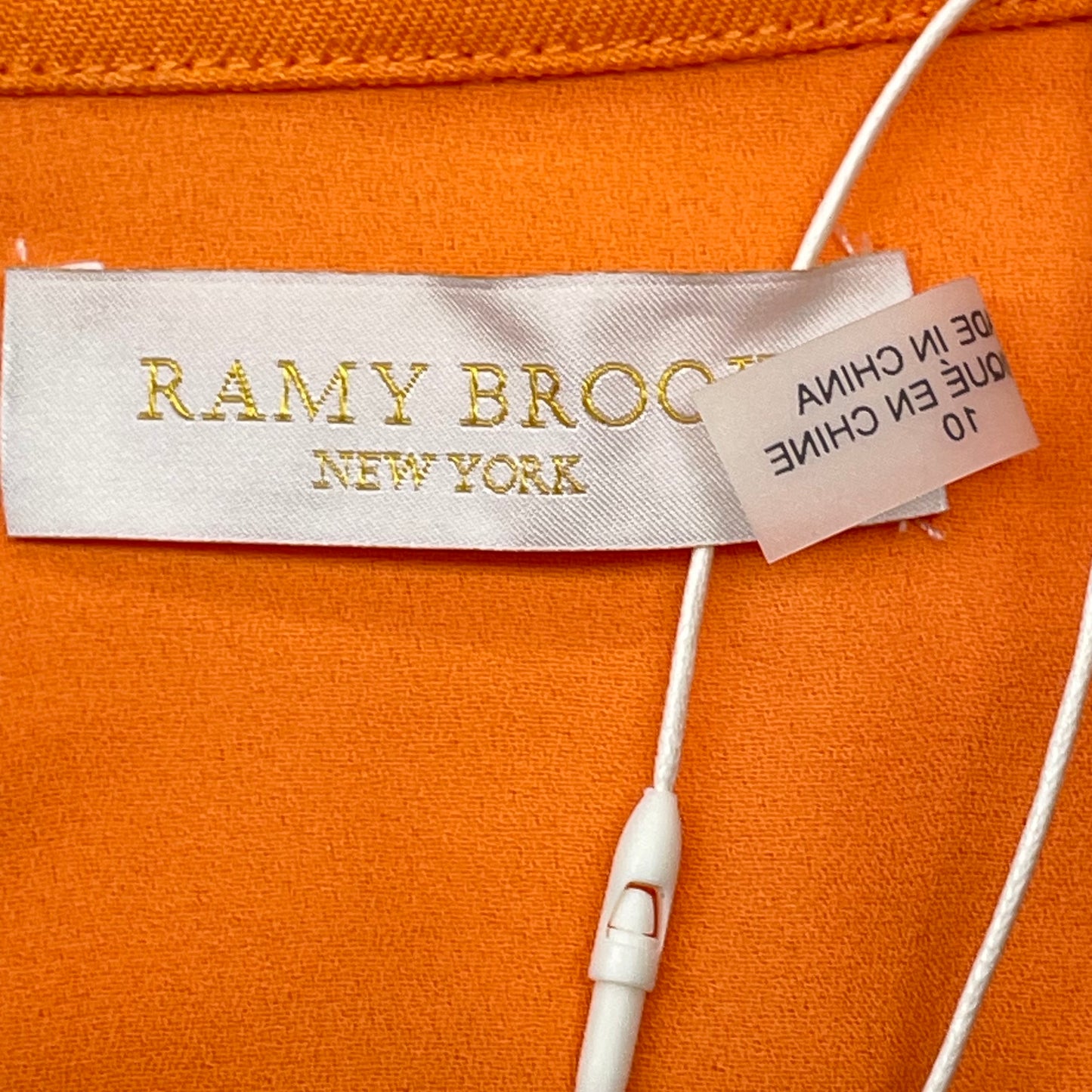 Blazer Designer By Ramy Brook In Orange, Size: M