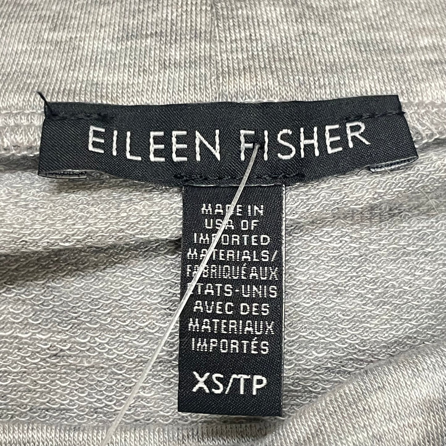 Grey Top Long Sleeve By Eileen Fisher, Size: Xs