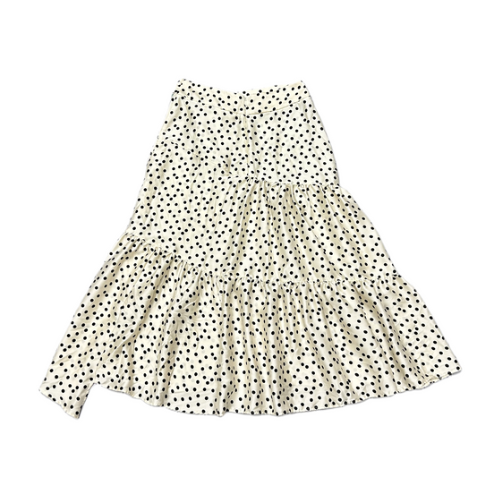 Polkadot Pattern Skirt Midi By Topshop, Size: 8