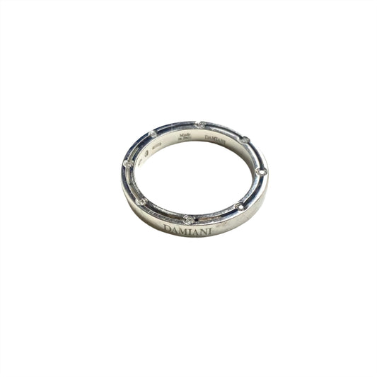 Ring Sterling Silver Damiani Size: 10.5