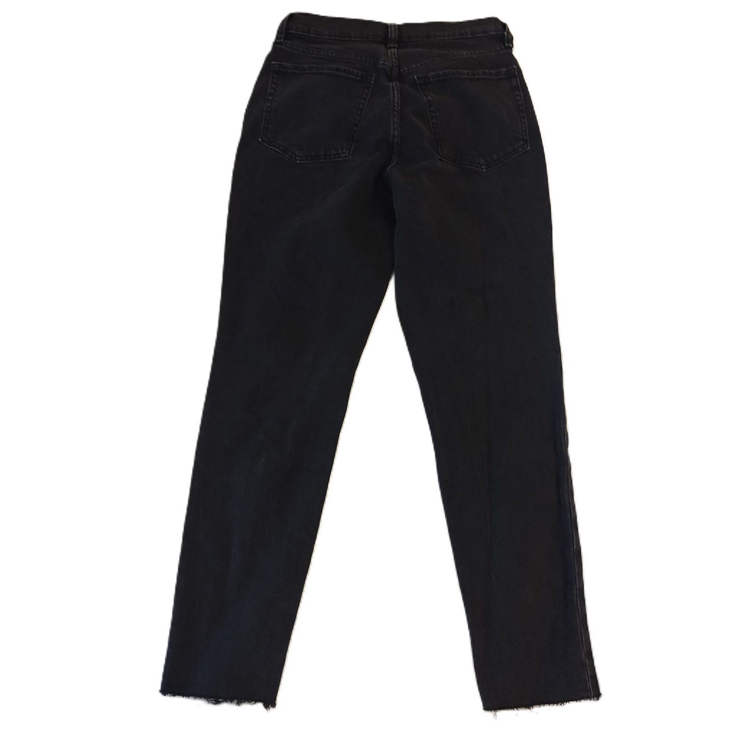 Black Denim Jeans Straight By Old Navy, Size: 2