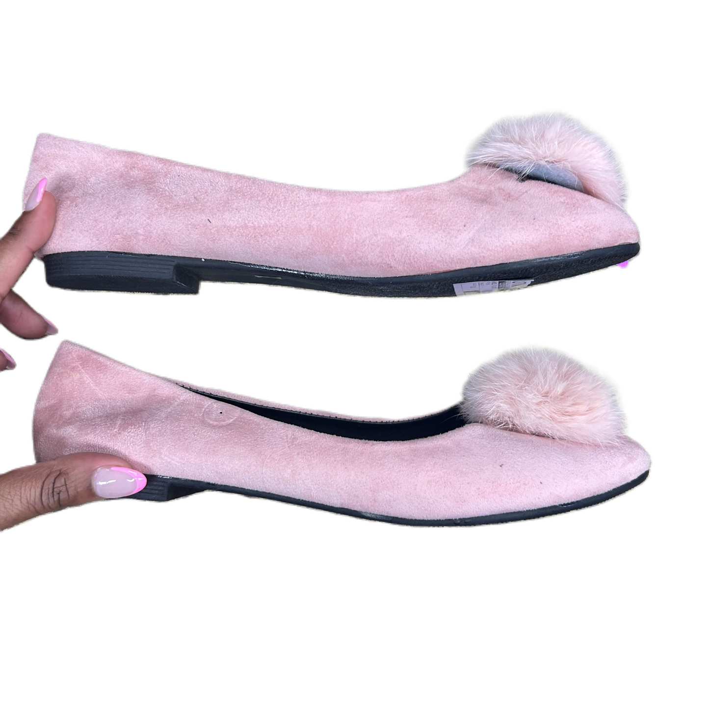 Pink Shoes Flats By Machi, Size: 10