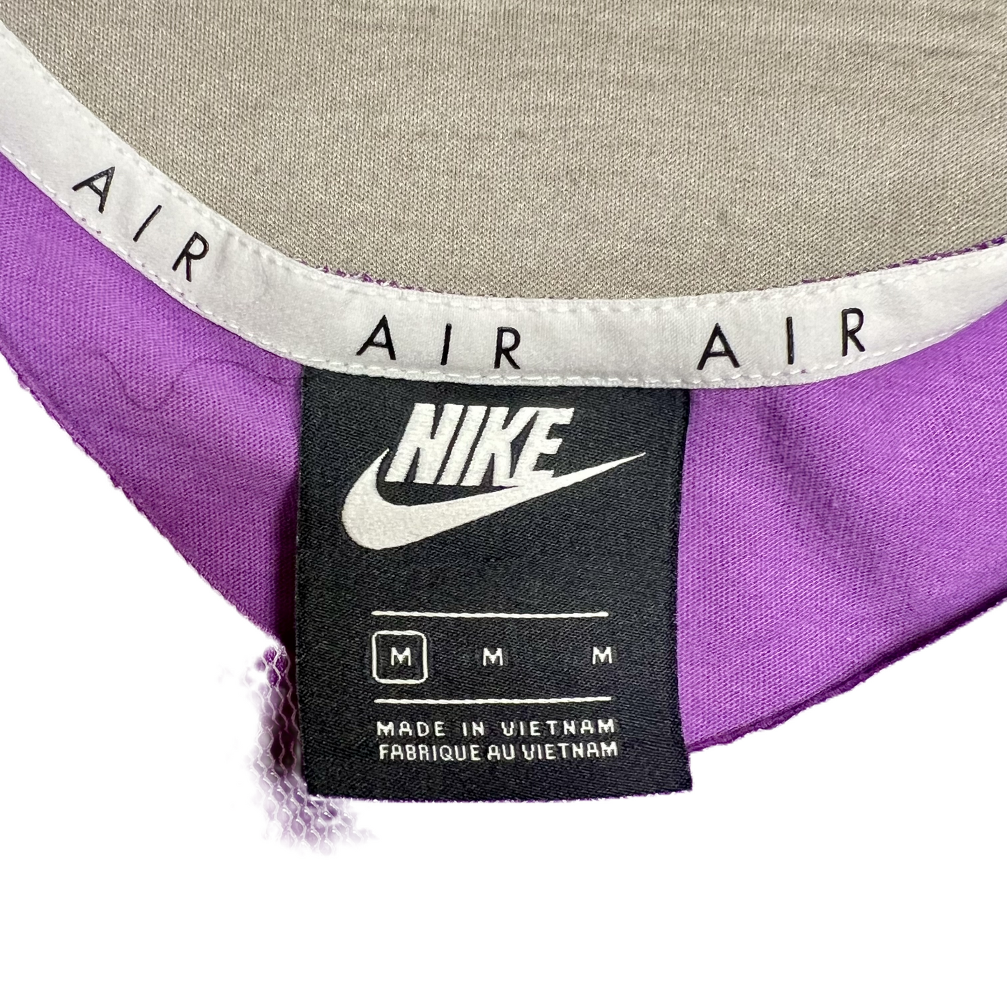 Purple & White Athletic Dress By Nike Apparel, Size: M