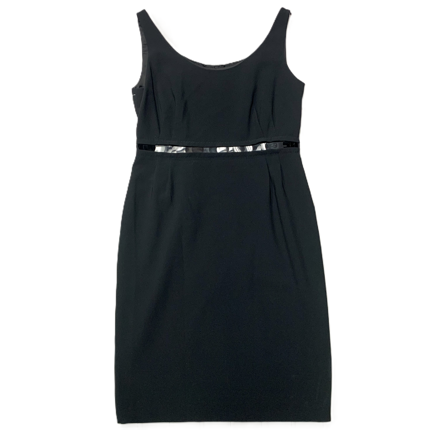 Dress Luxury Designer By Moschino In Black, Size: L