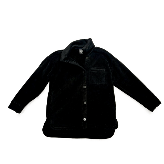 Jacket Fleece By Cuddl Duds In Black, Size: M