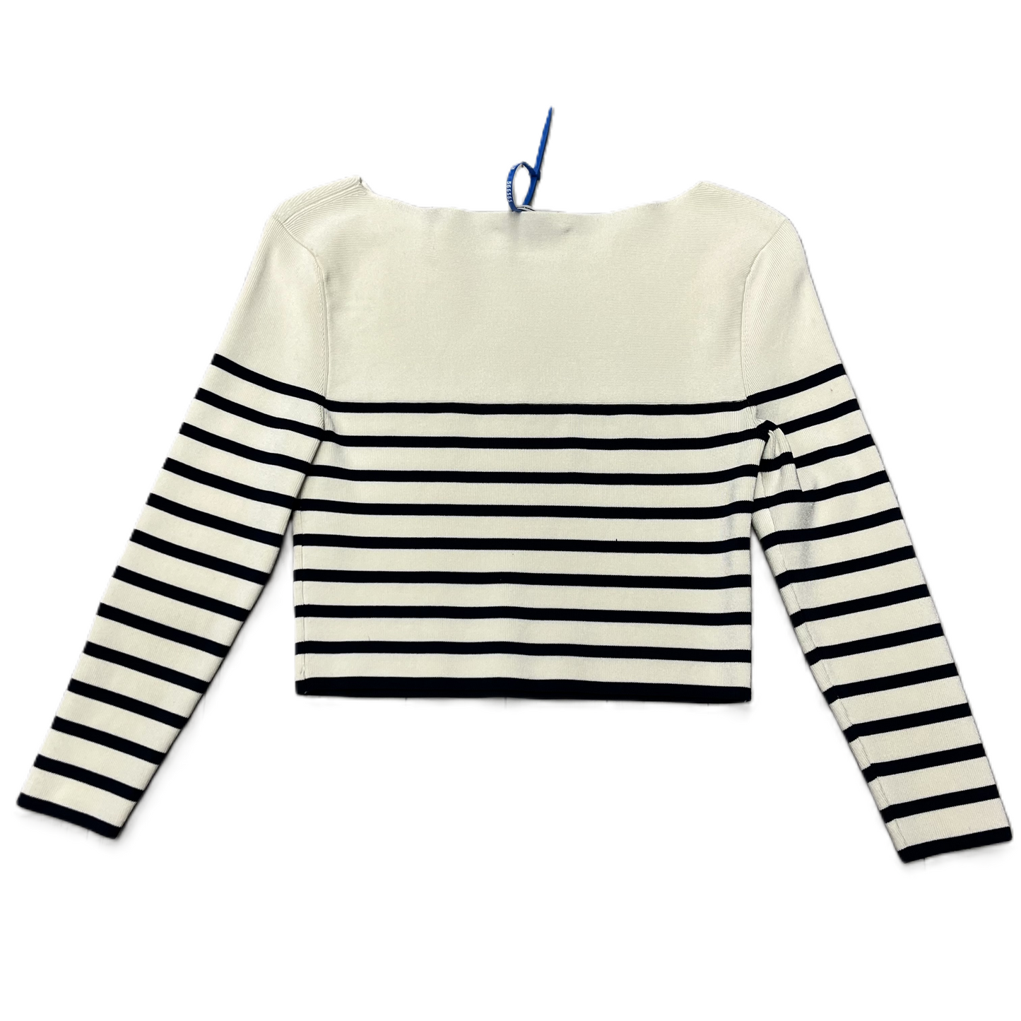 Sweater Luxury Designer By Alexander Wang In Striped Pattern, Size: Xs