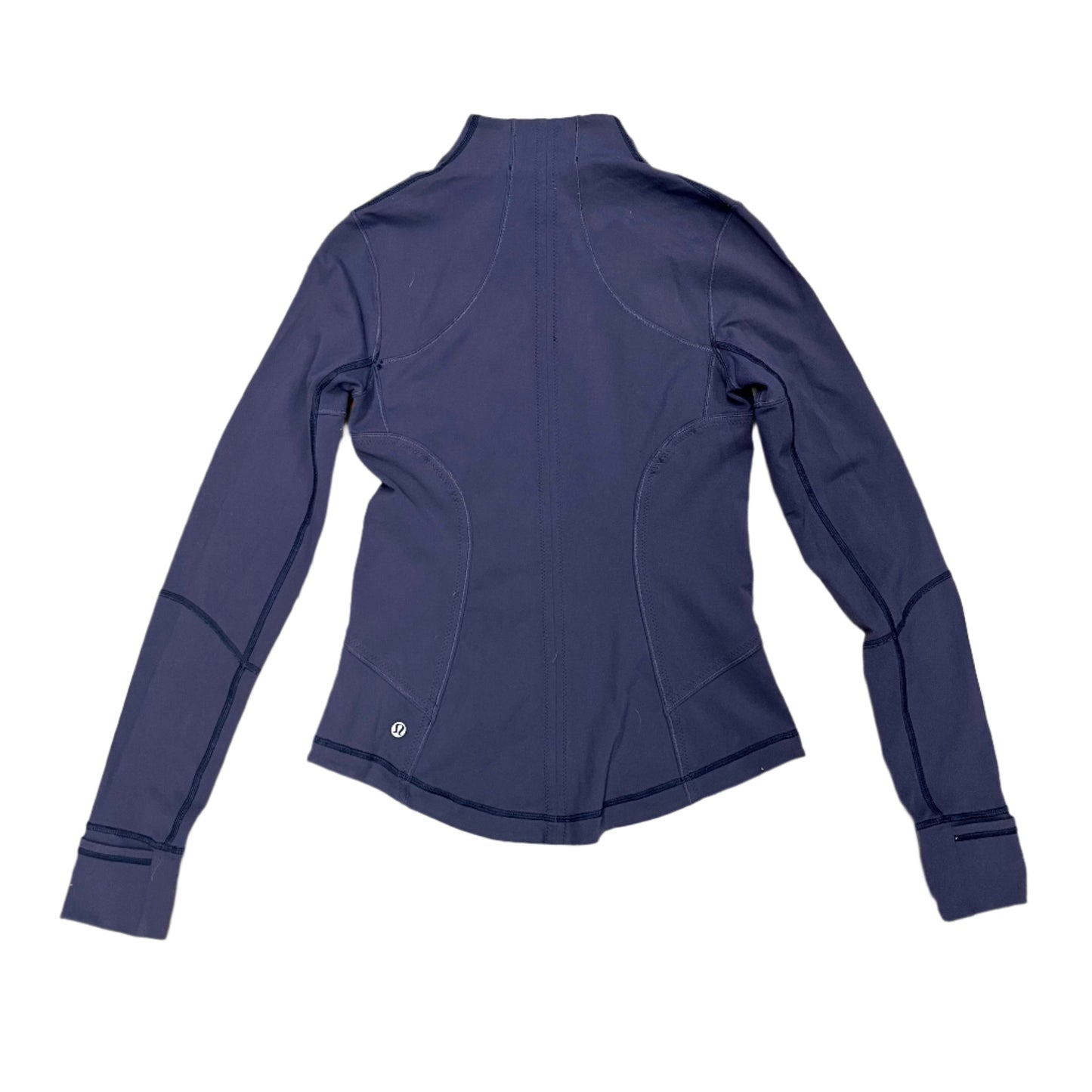 Athletic Jacket By Lululemon In Blue, Size: M