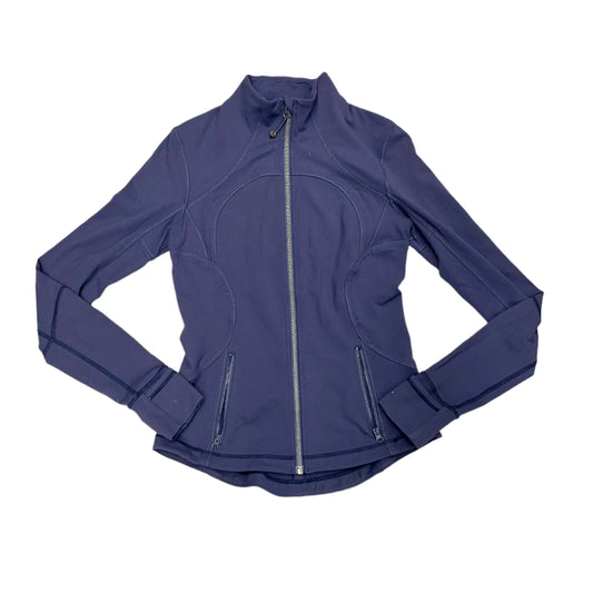 Athletic Jacket By Lululemon In Blue, Size: M