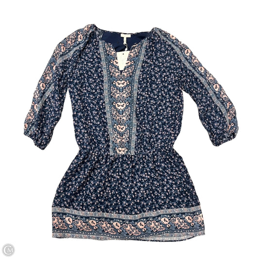 Dress Casual Short By Joie In Blue & Pink, Size: M