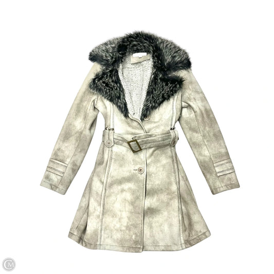Coat Leather By Taska Polizzi In Black & Green, Size: S