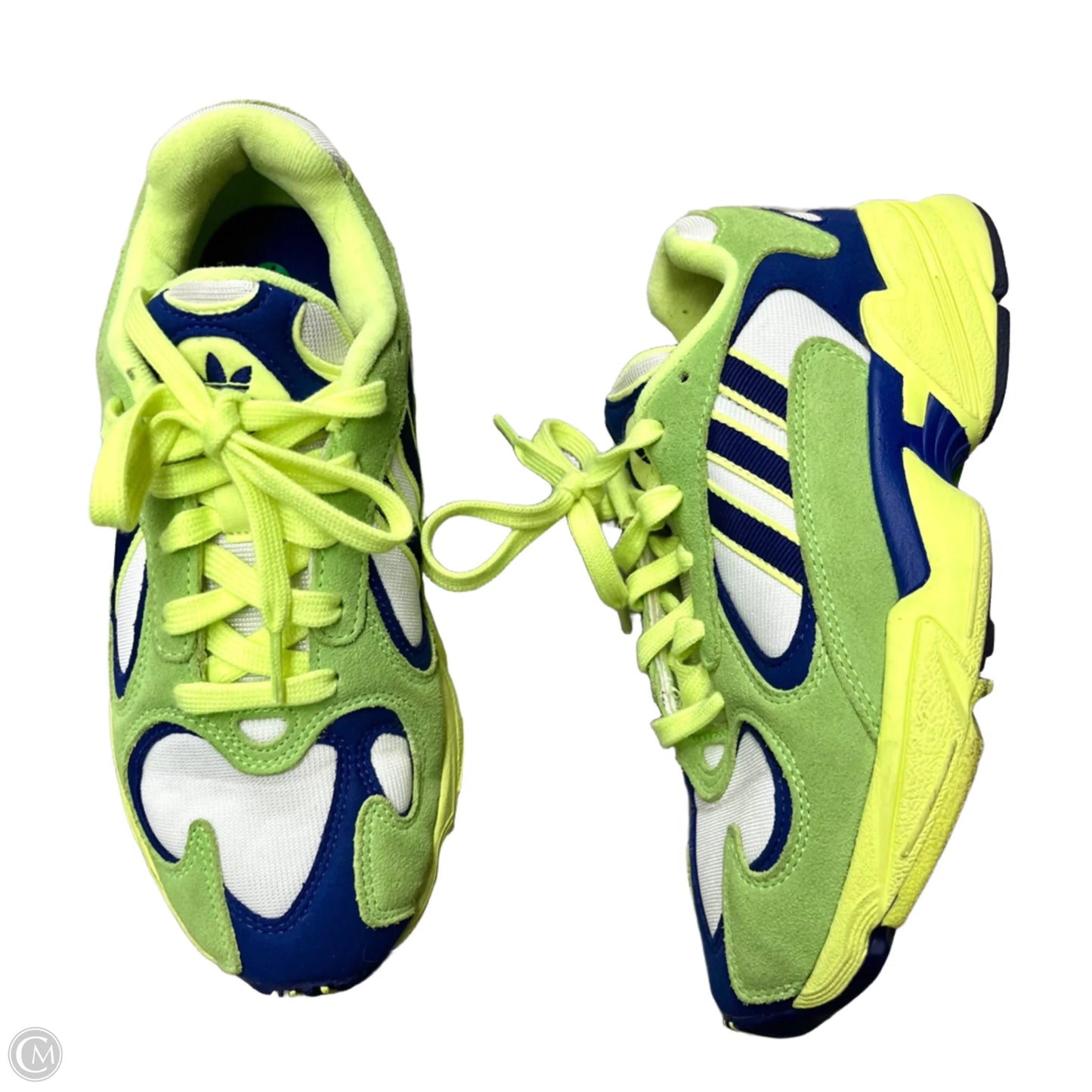 Shoes Athletic By Adidas In Blue & Yellow, Size: 6.5