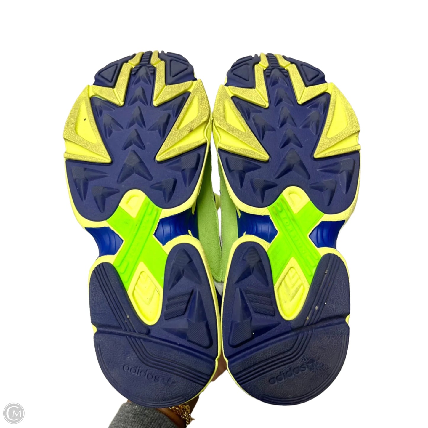 Shoes Athletic By Adidas In Blue & Yellow, Size: 6.5
