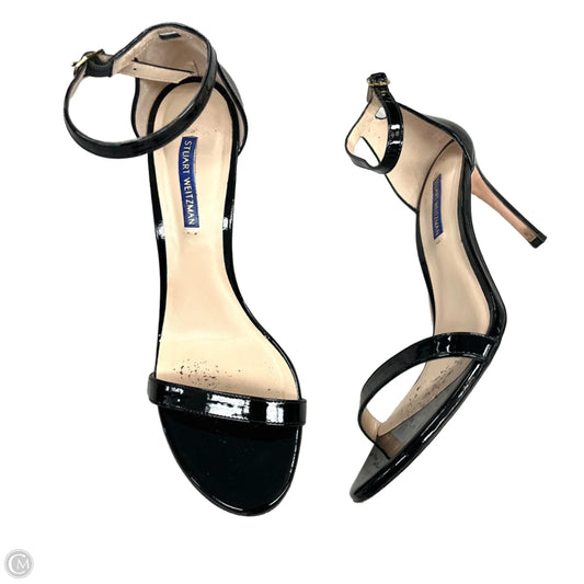 Sandals Designer By Stuart Weitzman In Black, Size: 10
