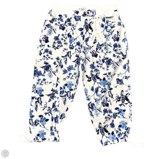 Capris By Dash In Blue & White, Size: M