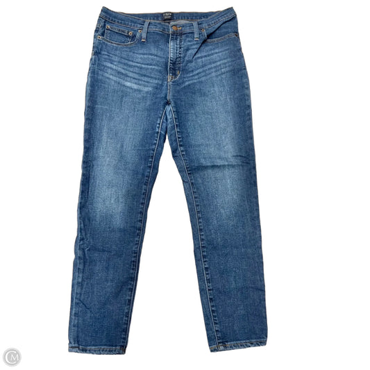 Jeans Skinny By J. Crew In Blue Denim, Size: 12