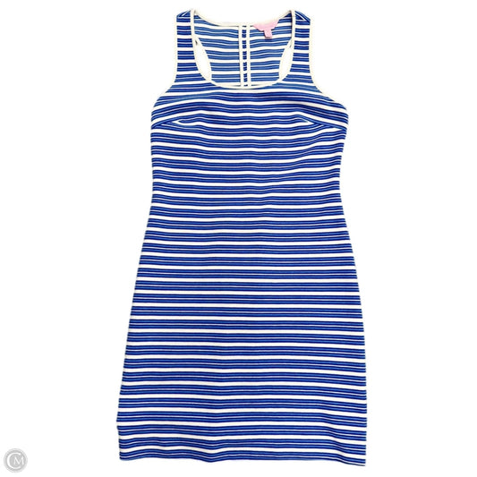 Dress Designer By Lilly Pulitzer In Blue & White, Size: S