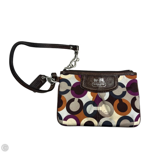 Wristlet Designer By Coach, Size: Small