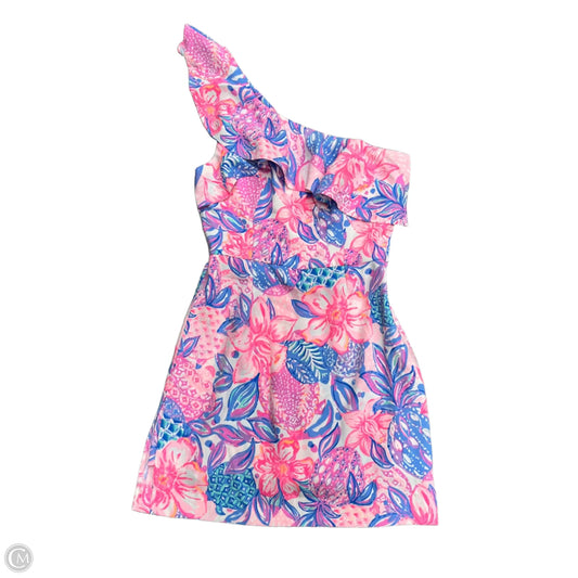 Dress Designer By Lilly Pulitzer In Pink & Purple, Size: Xs
