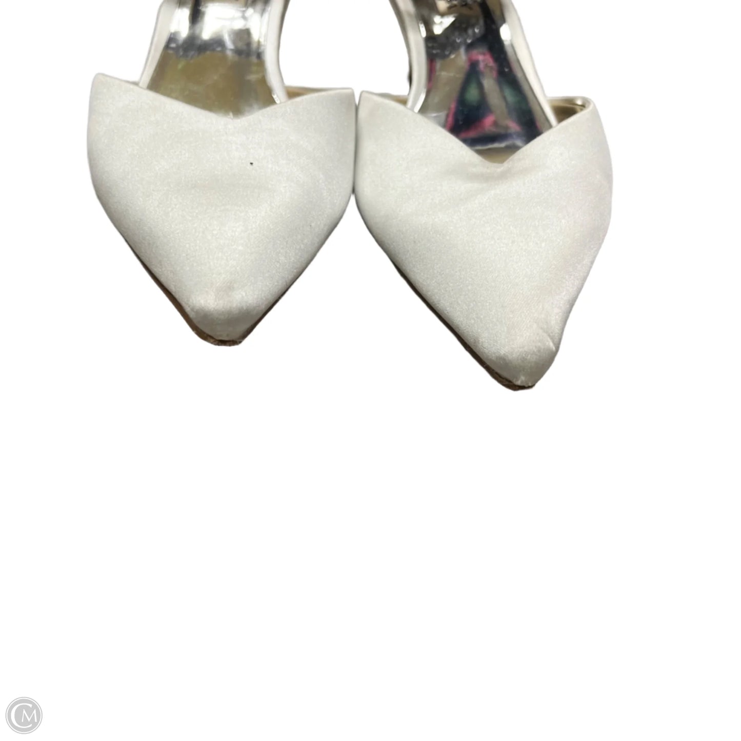 Shoes Heels Kitten By Badgley Mischka In White, Size: 6.5