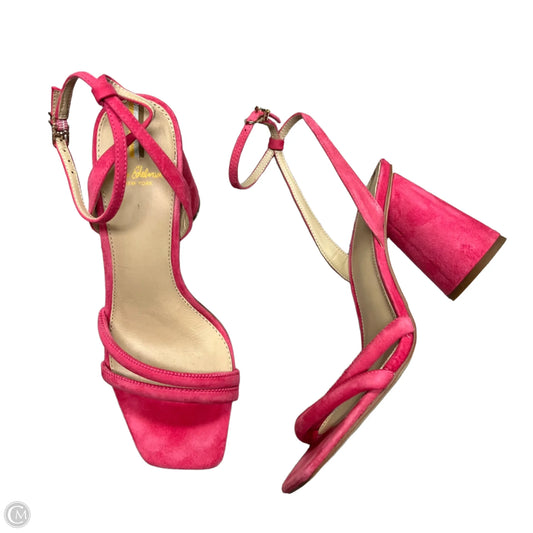 Sandals Heels Block By Sam Edelman In Pink, Size: 7.5