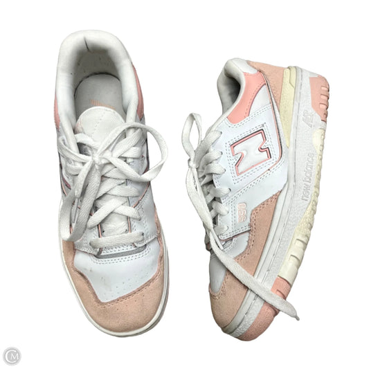 Shoes Athletic By New Balance In Pink & White, Size: 7.5