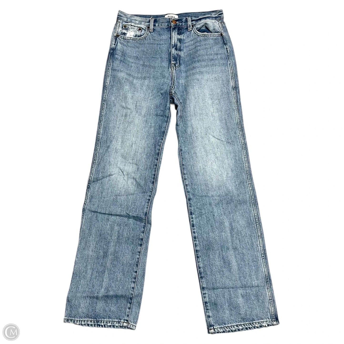 Jeans Boyfriend By Pistola In Blue Denim, Size: 4