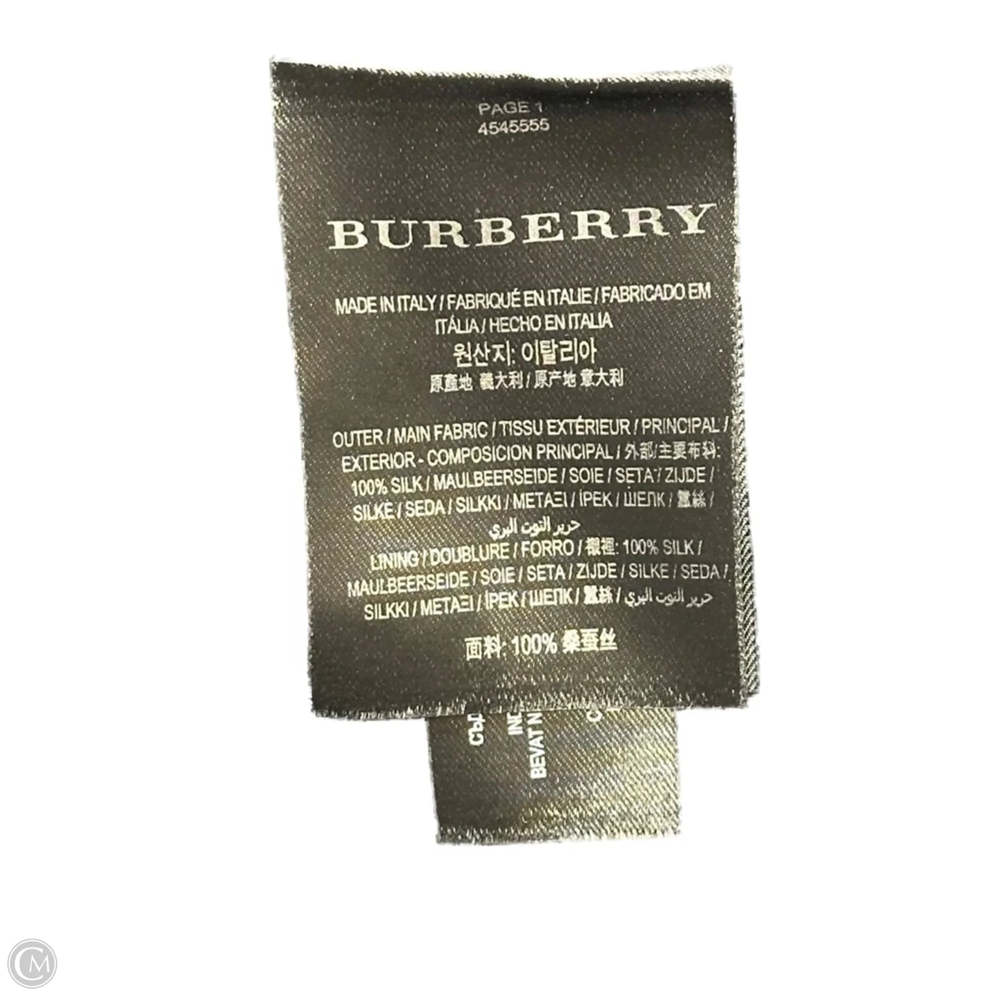 Dress Luxury Designer By Burberry, Size: Large