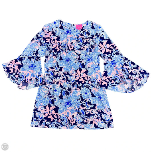 Dress Designer By Lilly Pulitzer In Blue & Pink, Size: Xl