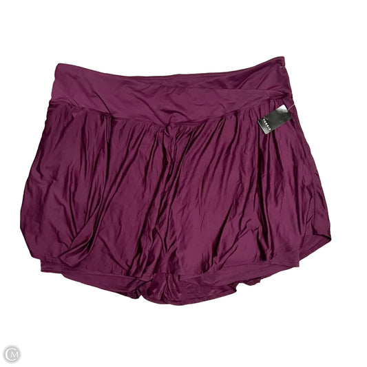 Skort By Torrid In Maroon, Size: 4x