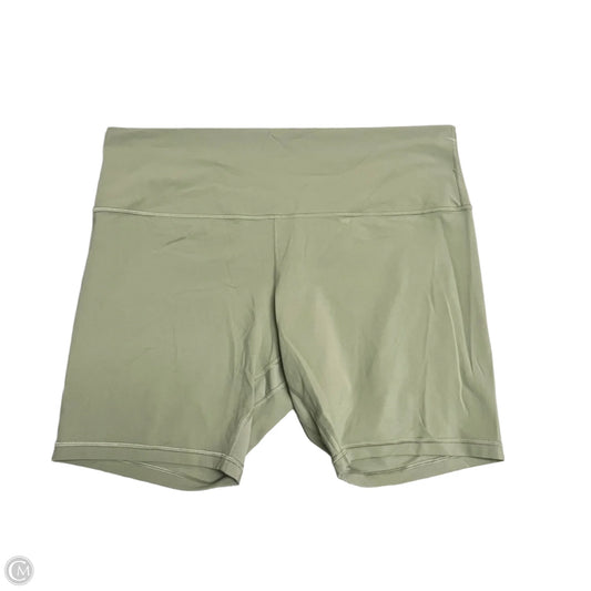 Athletic Shorts By Lululemon In Green, Size: 18