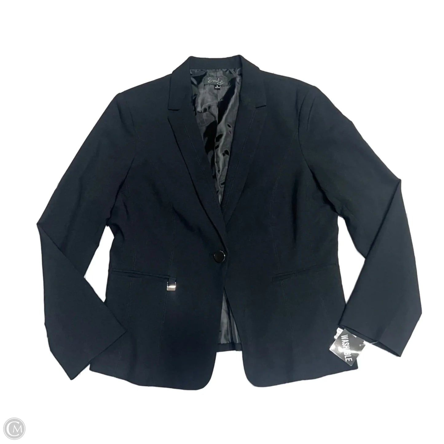 Blazer By Emily In Black, Size: L
