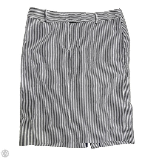 Skirt Midi By Talbots In Striped Pattern, Size: 8