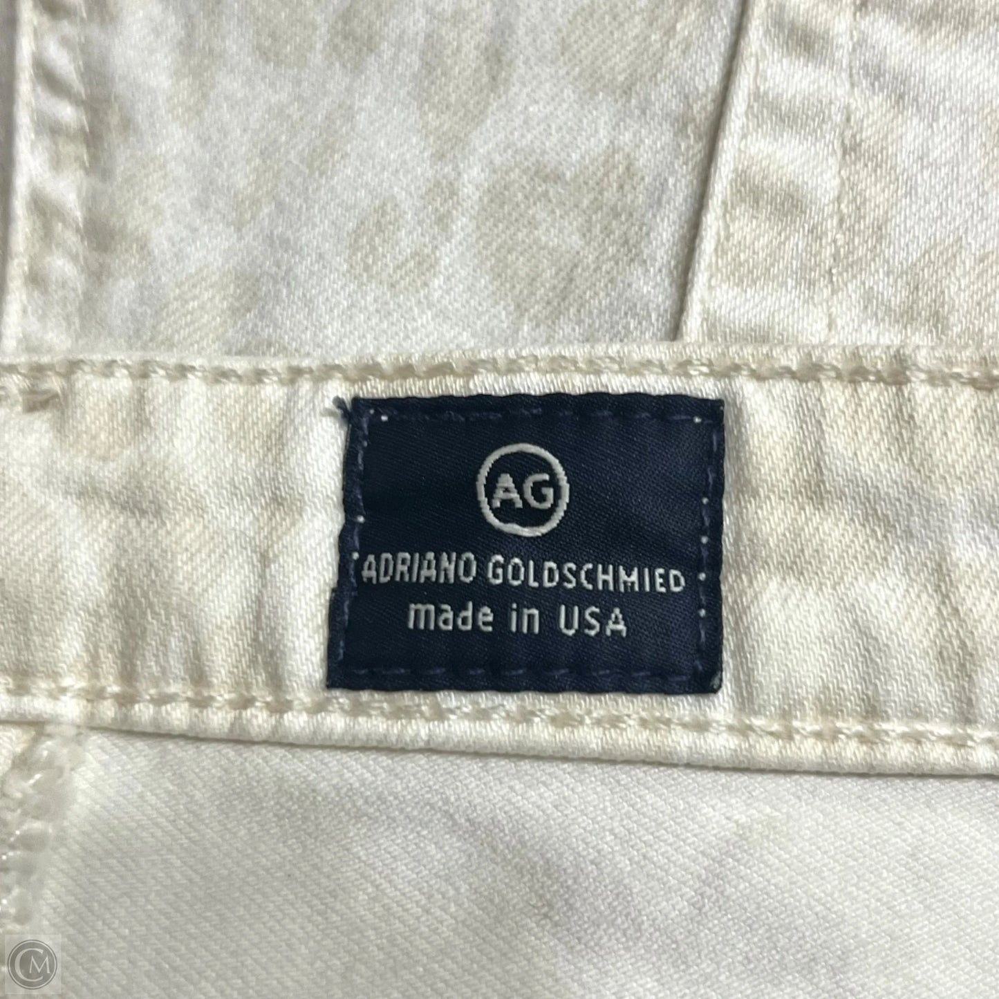 Jeans Skinny By Adriano Goldschmied In Animal Print, Size: 4