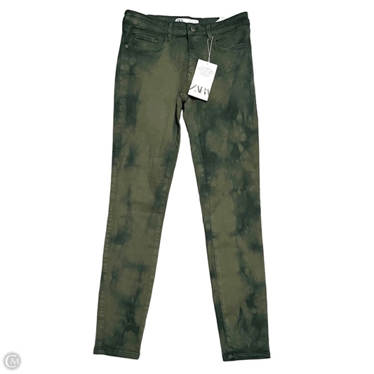 Jeans Skinny By Zara In Blue & Green, Size: 6