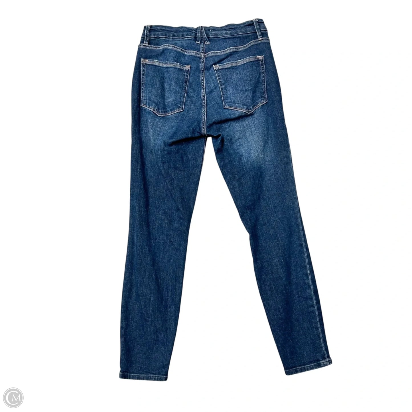 Jeans Skinny By Good American In Blue Denim, Size: 8