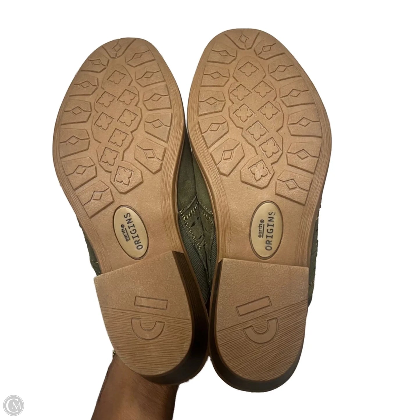 Shoes Heels Block By Earth Origins In Green, Size: 9.5