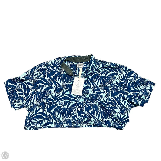 Top Short Sleeve By J. Crew In Blue, Size: Xl