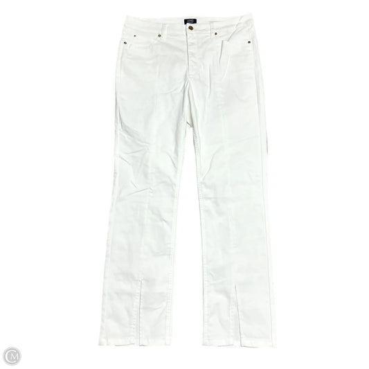 Jeans Boyfriend By Jones New York In White, Size: 12