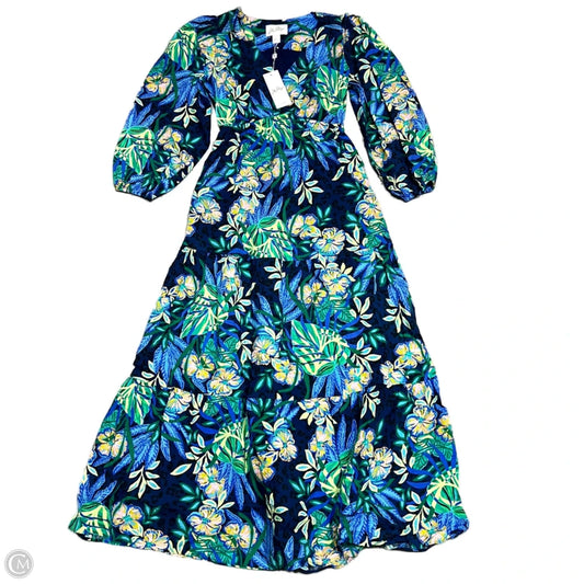 Dress Designer By Lilly Pulitzer In Blue & Green, Size: Xs