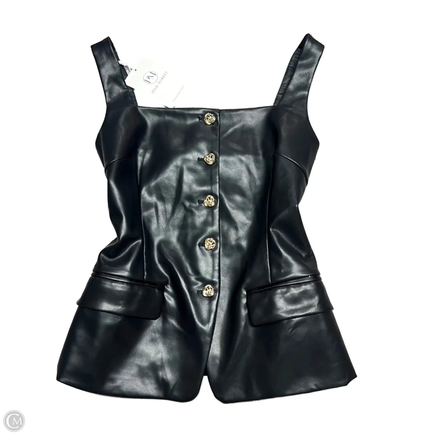 Top Sleeveless By Pixie Market In Black, Size: M