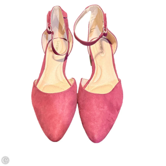Shoes Heels Block By Lane Bryant In Maroon, Size: 11