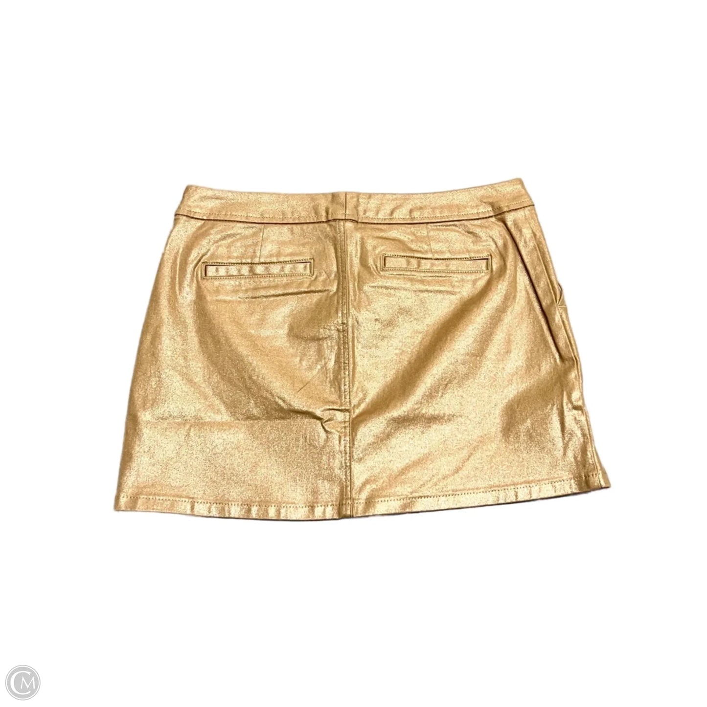 Skirt Designer By Lilly Pulitzer In Gold, Size: 0