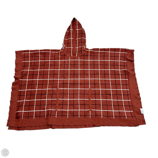 Poncho By Tahari By Arthur Levine In Black & Brown, Size: Osfm