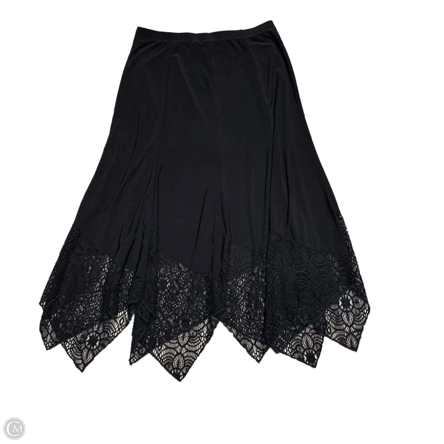 Skirt Maxi By Chicos In Black, Size: M
