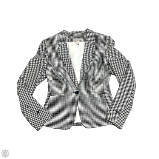 Blazer By H&m In Grey & Purple, Size: S
