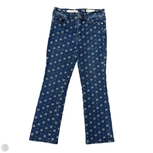Jeans Skinny By Pilcro In Blue & White, Size: 2