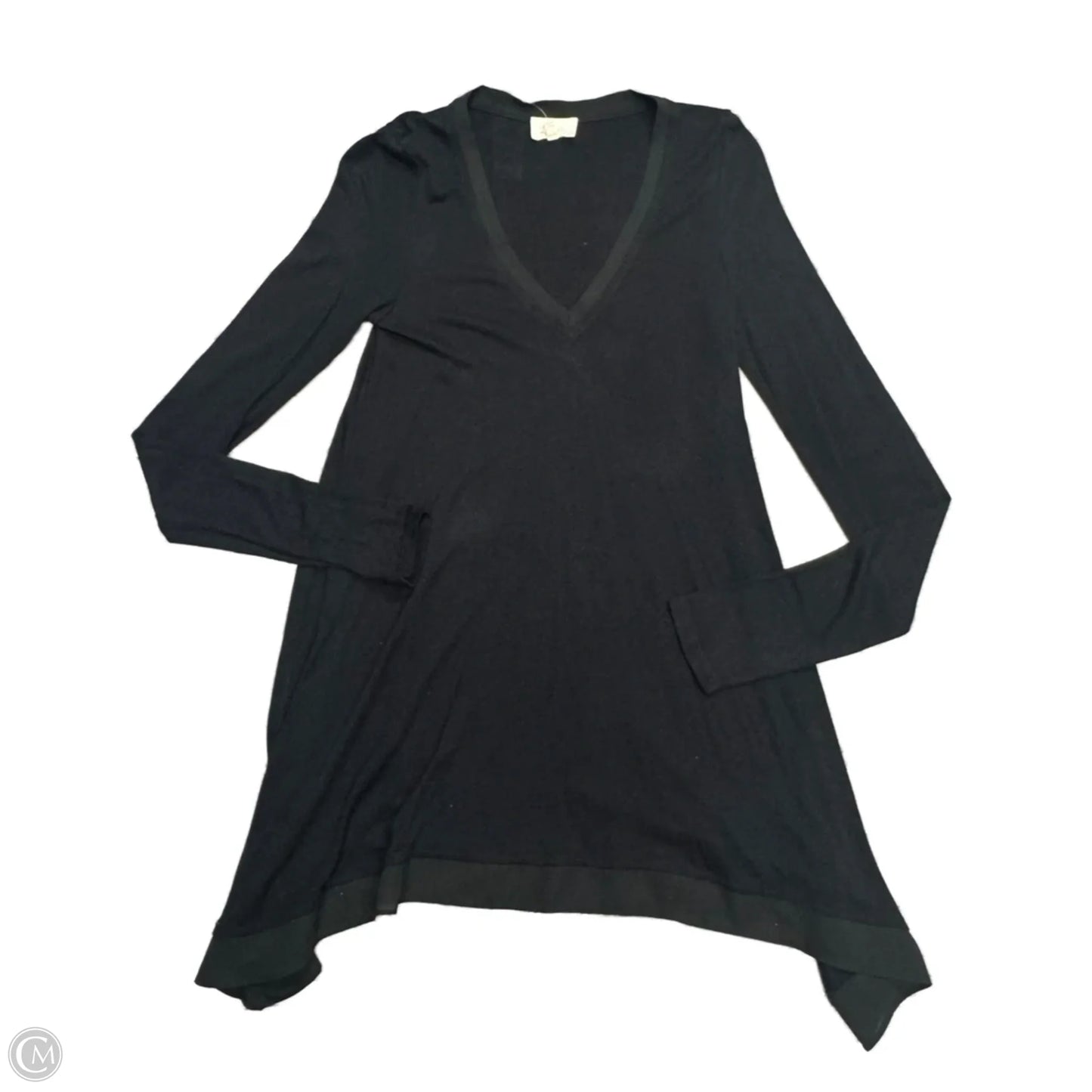 Top Long Sleeve By Deletta In Black, Size: Xs